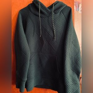 Green tea Large hoodie bleach spots on one arm , worn but great condition